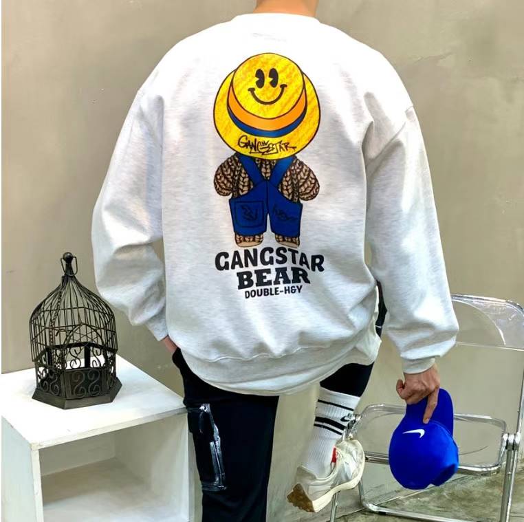 Gangster Bear Long Sleeve Sweatshirt