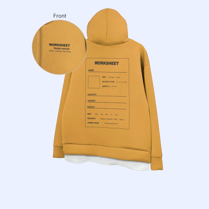 Worksheet Hoodie