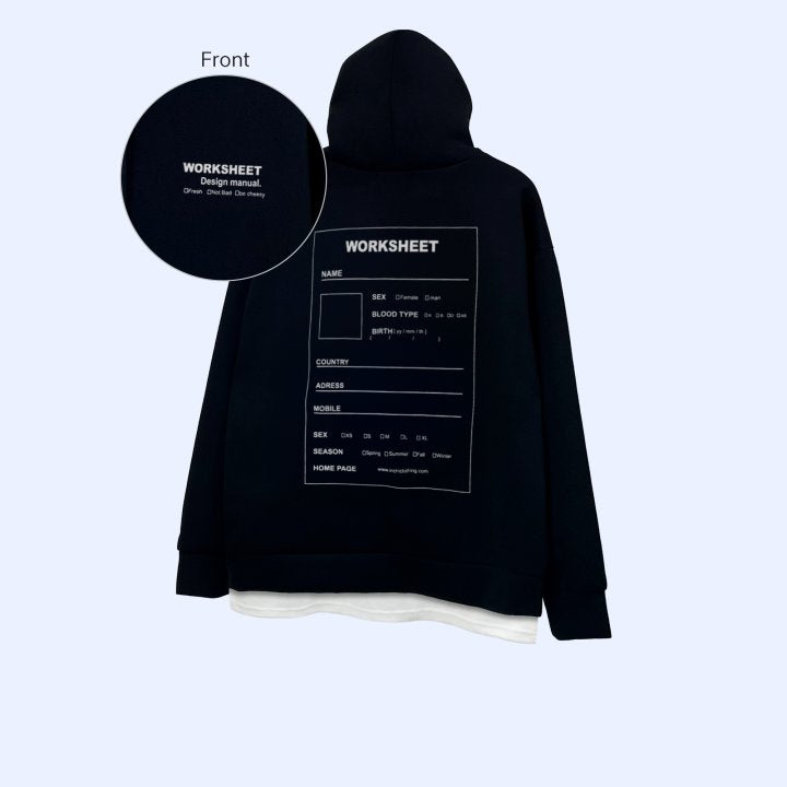 Worksheet Hoodie