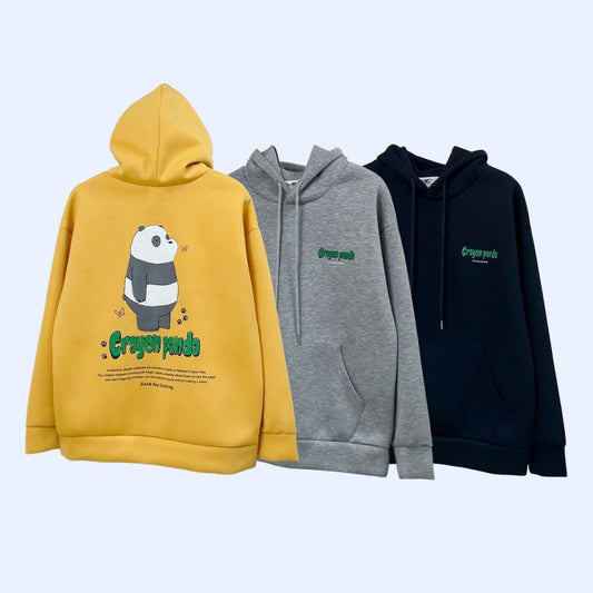 Crayon Panda Hoodie